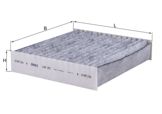 MAHLE LAK 251 Filter, cabin air