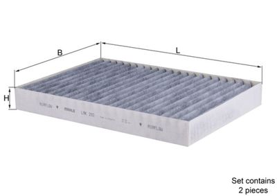 Filter, cabin air MAHLE LAK 292/S