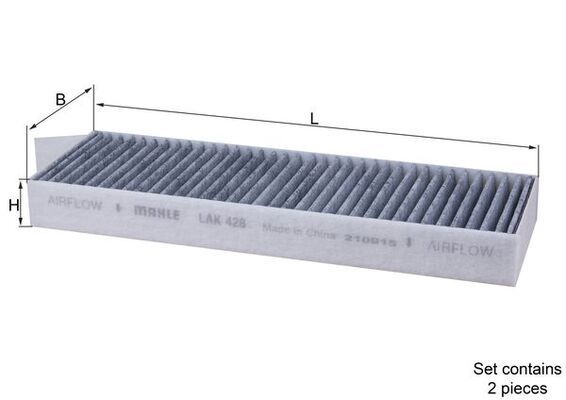 MAHLE LAK 428/S Filter, cabin air