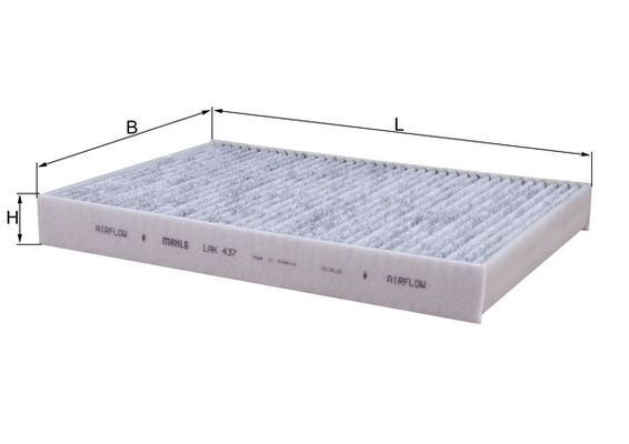 MAHLE LAK 437 Filter, cabin air