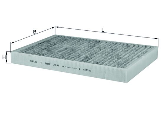 MAHLE LAK 46 Filter, cabin air