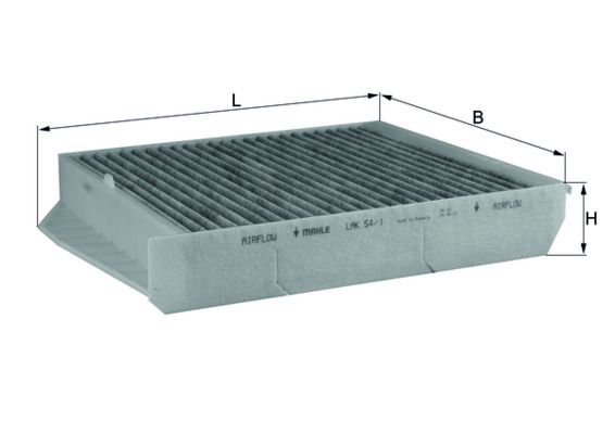 MAHLE LAK 54/1 Filter, cabin air
