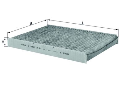 Filter, cabin air MAHLE LAK 63