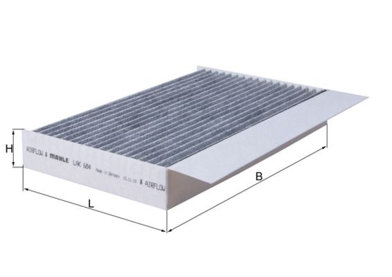 MAHLE LAK 684 Filter, cabin air