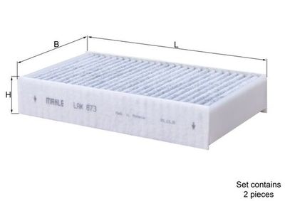 Filter, cabin air MAHLE LAK 873/S