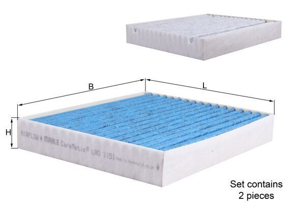 MAHLE LAO 1151/S Filter, cabin air