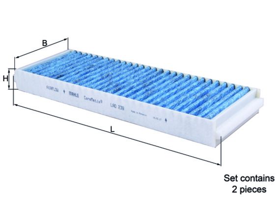 MAHLE LAO 239/S Filter, cabin air