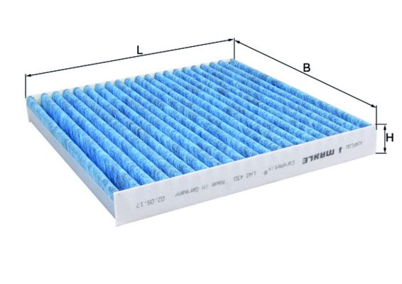 MAHLE LAO 430 Filter, cabin air