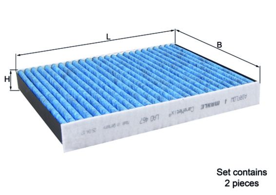 MAHLE LAO 467/S Filter, cabin air