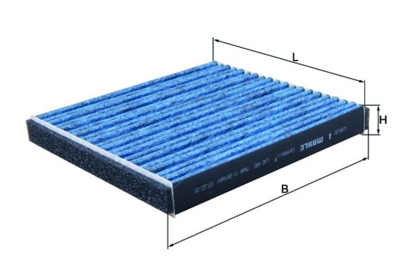 MAHLE LAO 490 Filter, cabin air