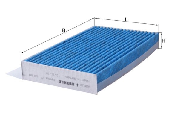 MAHLE LAO 684 Filter, cabin air