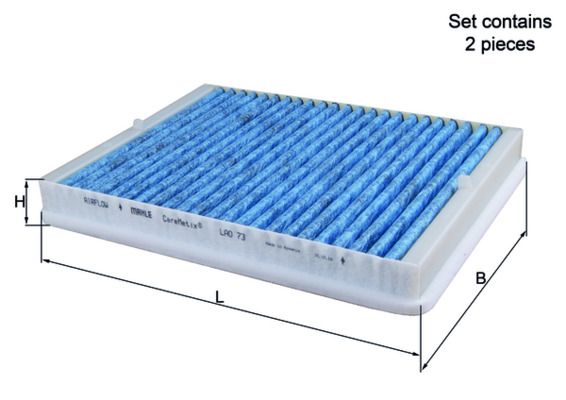 MAHLE LAO 73/S Filter, cabin air