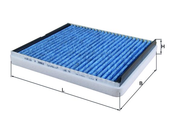 MAHLE LAO 74 Filter, cabin air