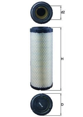 MAHLE LX 1240 Air Filter