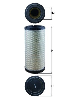 Air Filter MAHLE LX 1241