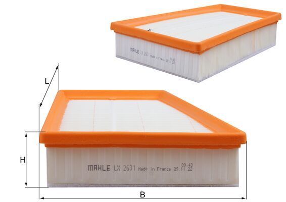 MAHLE LX 2631 Air Filter