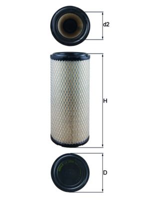 MAHLE LX 2959 Air Filter