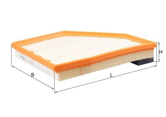 MAHLE LX 3727/1 Air Filter