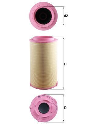 MAHLE LX 5051 Air Filter
