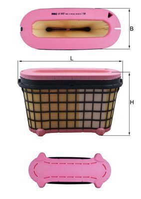 Air Filter MAHLE LX 5437