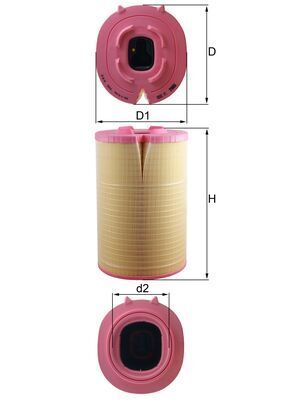MAHLE LX 5888 Air Filter