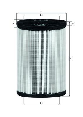 MAHLE LX 597 Air Filter