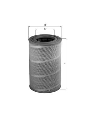 MAHLE LX 612 Air Filter