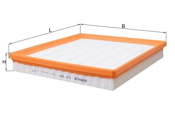 MAHLE LX 981 Air Filter