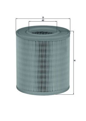MAHLE LX 1253 Air Filter