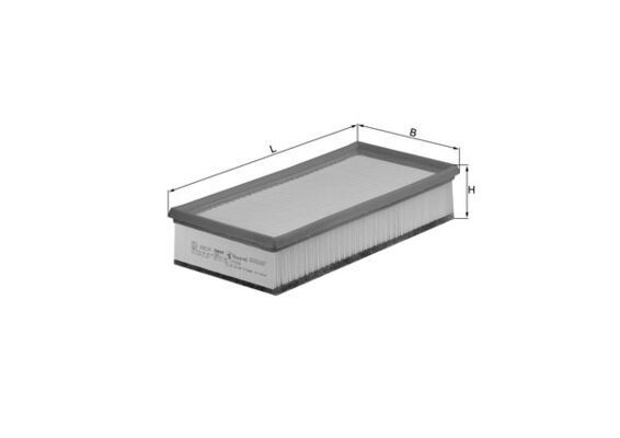 MAHLE LX 1296 Air Filter