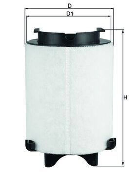 MAHLE LX 1566/1 Air Filter