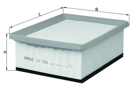 MAHLE LX 1568 Air Filter