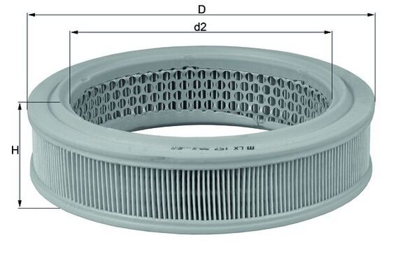 MAHLE LX 157 Air Filter
