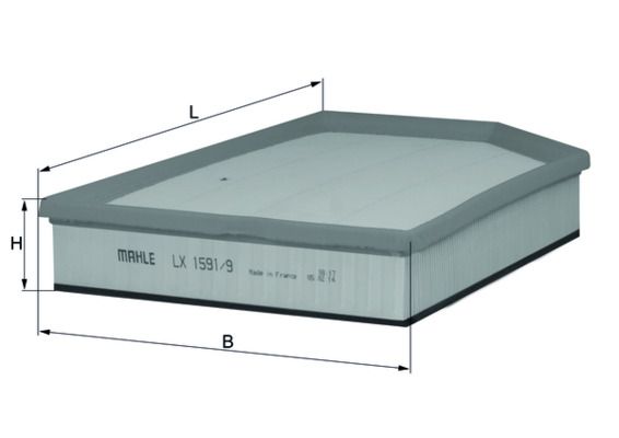 MAHLE LX 1591/9 Air Filter