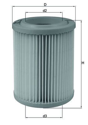 MAHLE LX 1768 Air Filter