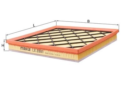 Air Filter MAHLE LX 2881