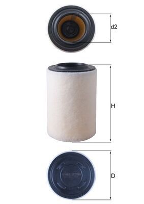 MAHLE LX 3286 Air Filter