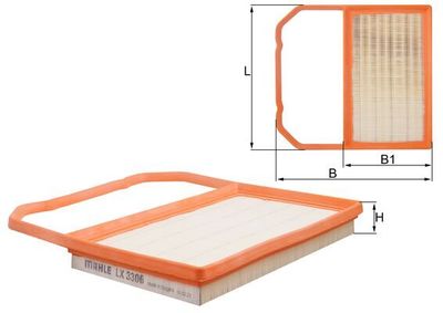 Air Filter MAHLE LX 3306