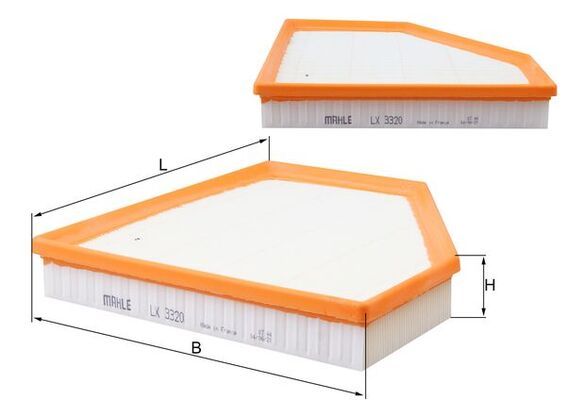 MAHLE LX 3320 Air Filter
