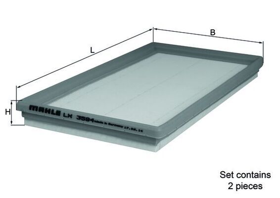 MAHLE LX 3594/S Air Filter