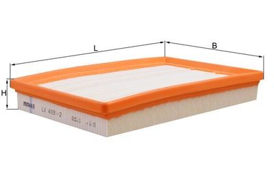 Air Filter MAHLE LX 4031/2