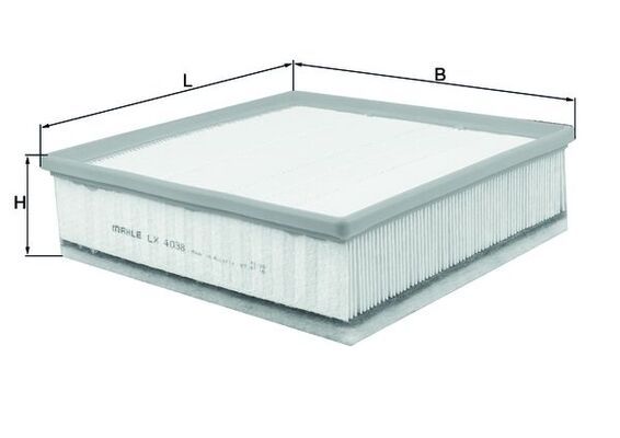 MAHLE LX 4038 Air Filter