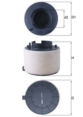 MAHLE LX 4249 Air Filter