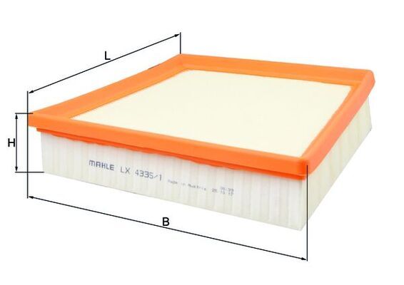 MAHLE LX 4335/1 Air Filter