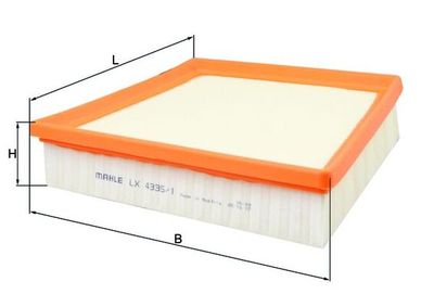 Air Filter MAHLE LX 4335/1