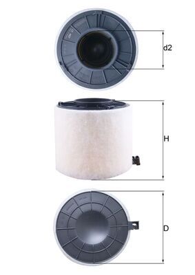 Air Filter MAHLE LX 4407