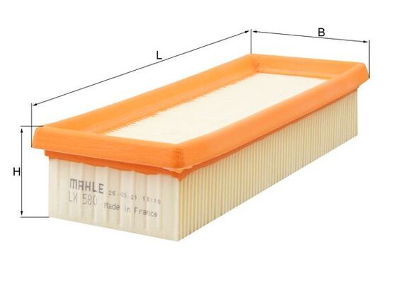 MAHLE LX 580 Air Filter