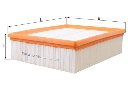 MAHLE LX 593/1 Air Filter