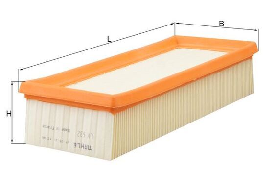 MAHLE LX 632 Air Filter