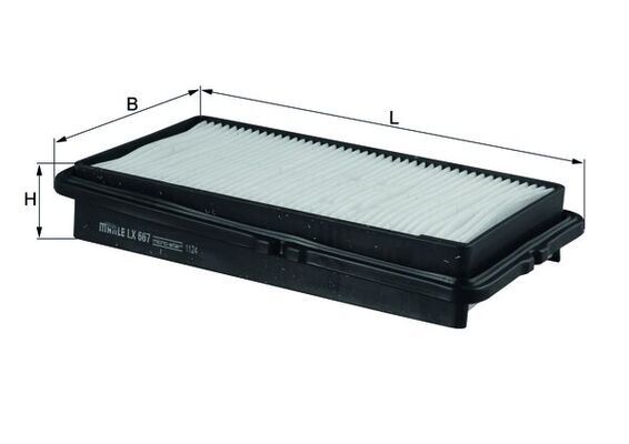 MAHLE LX 667 Air Filter